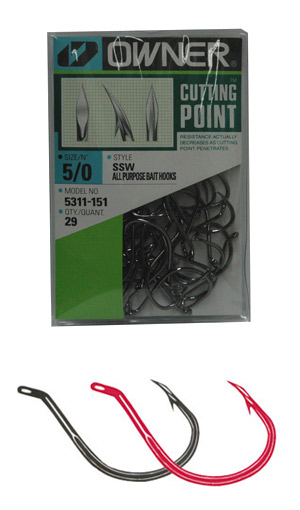 Owner - SSW with CUTTING POINT™, size 5/0, 46 pack - $19.95 - 5311-151 
